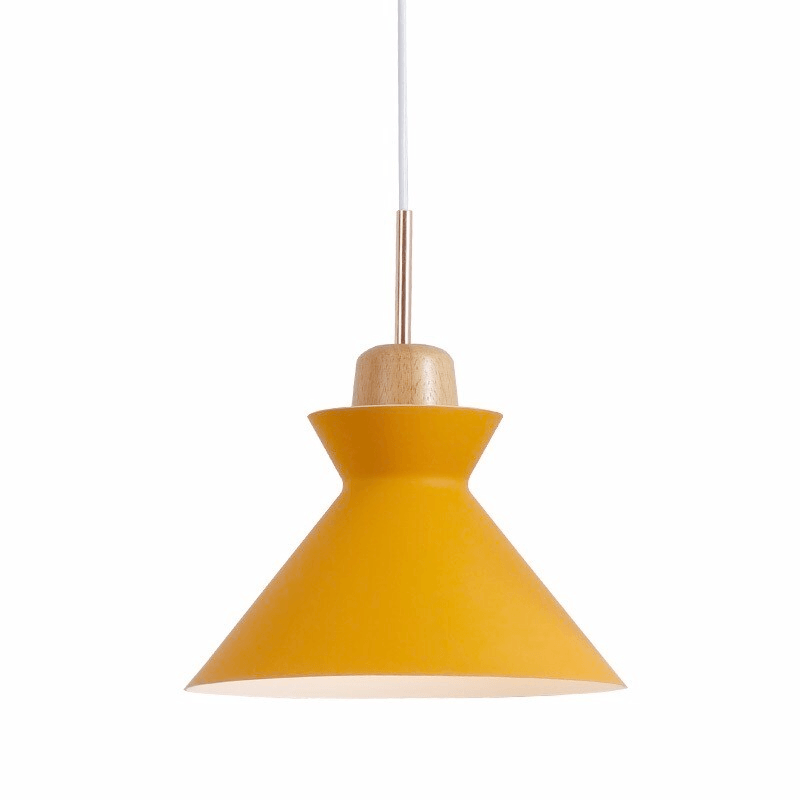 Luminária Pendente Moderno Minimalista Pinggo - Amarelo