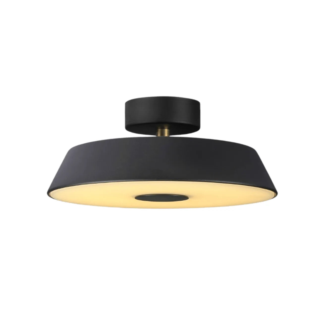 Luminária Plafon Moderna Minimalista Intrigue - Preto